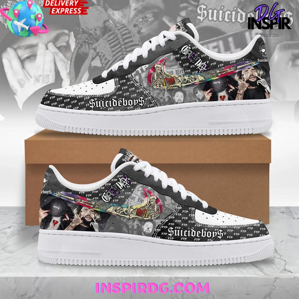 $uicideboy$ Limited Edition Air Force 1 Sneakers