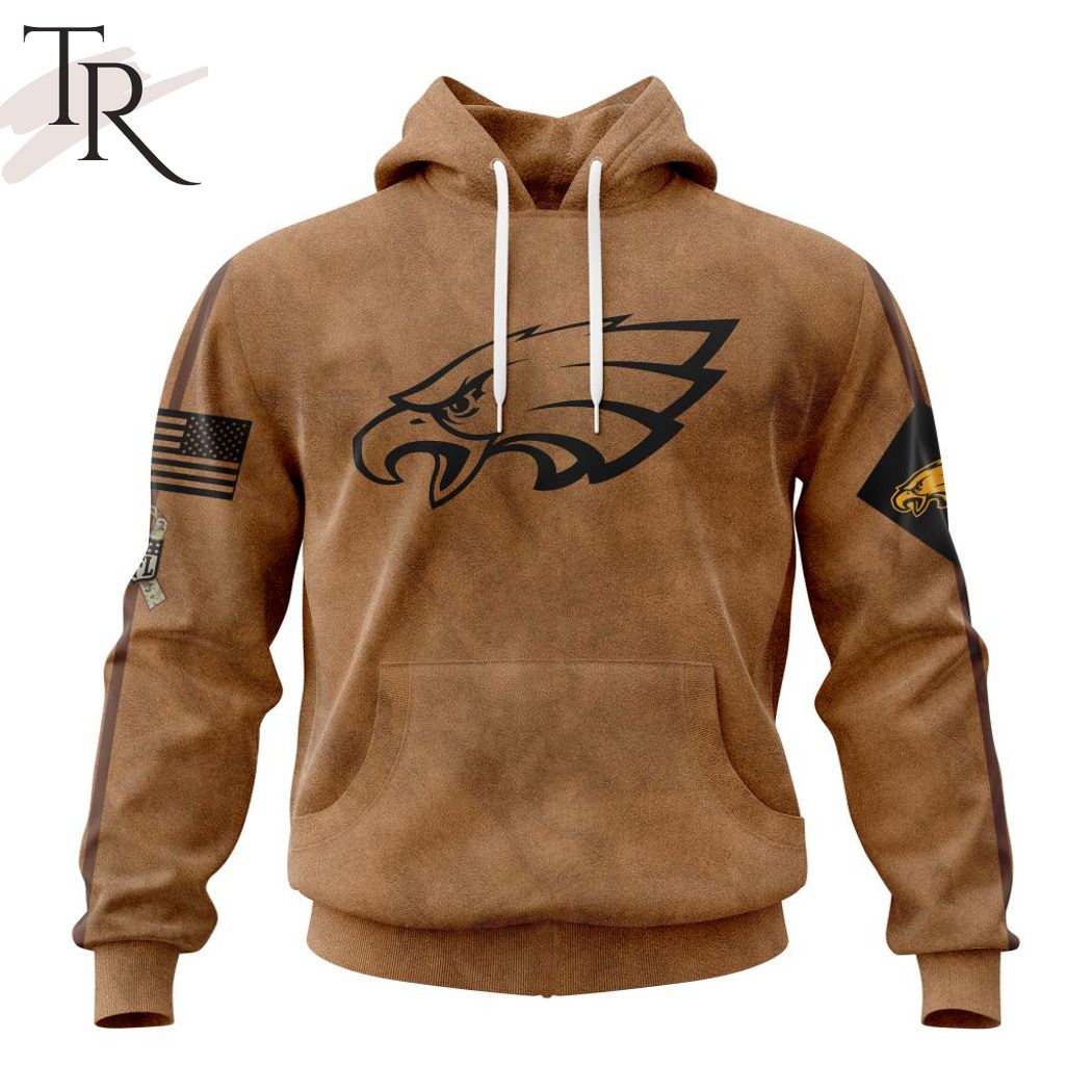  NFL Philadelphia Eagles Special Salute To Service For Veterans Day Full Printed Hoodie