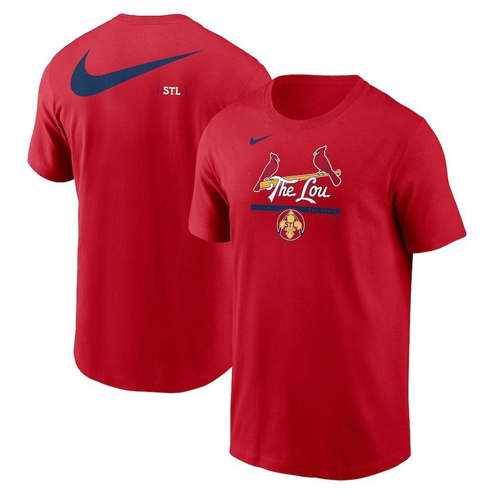  Red St Louis Cardinals 2024 City Connect Speed T-Shirt Cool Gifts For Baseball Lovers
