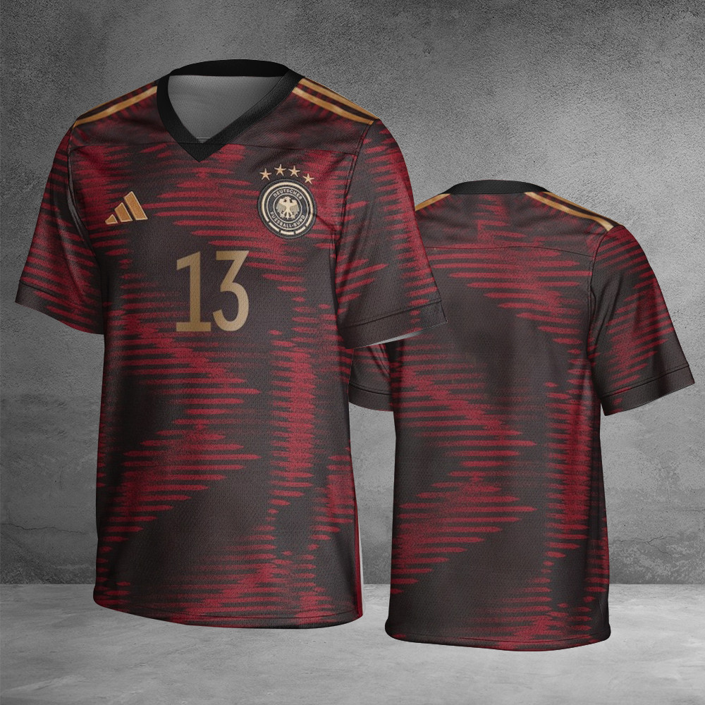  Thomas Muuller Black Germany National Team 2022-23 Jersey Gifts For Him