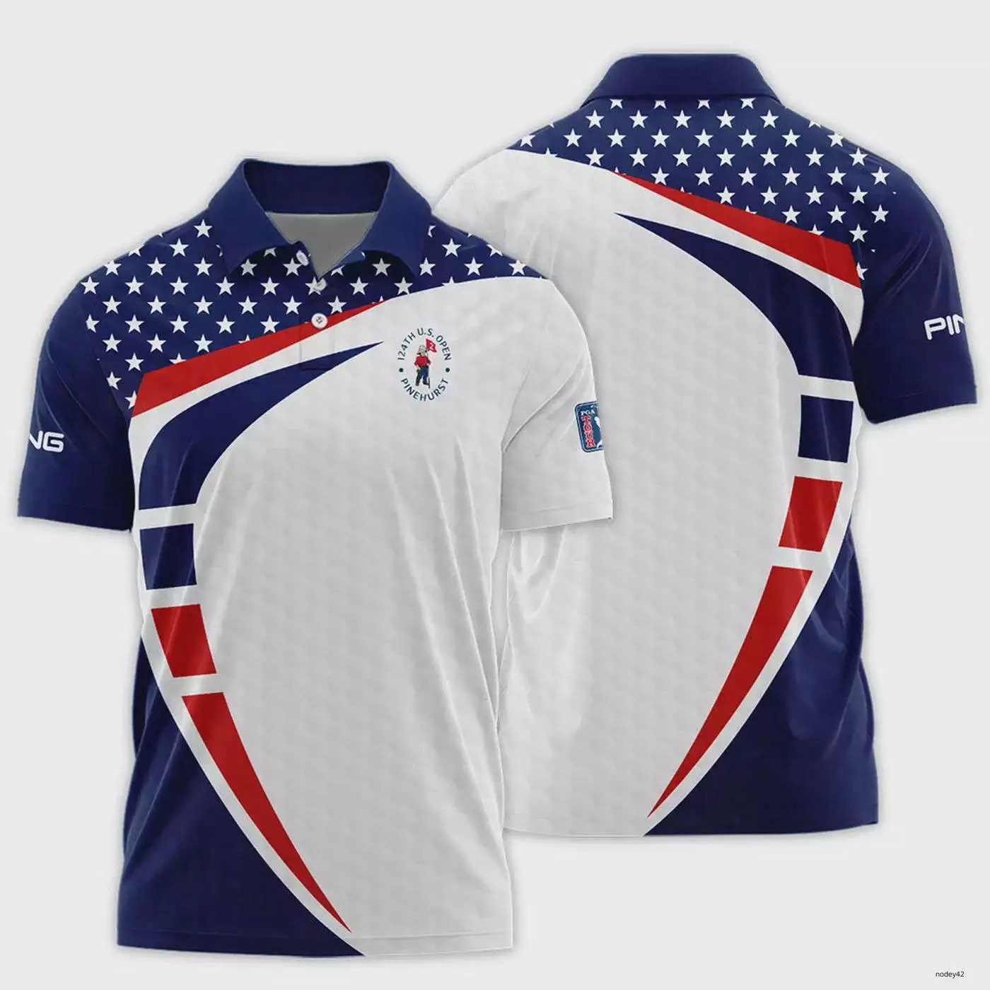 124Th U.S. Open Pinehurst Ping Golf Polo Shirt Gifts For Male Golfers