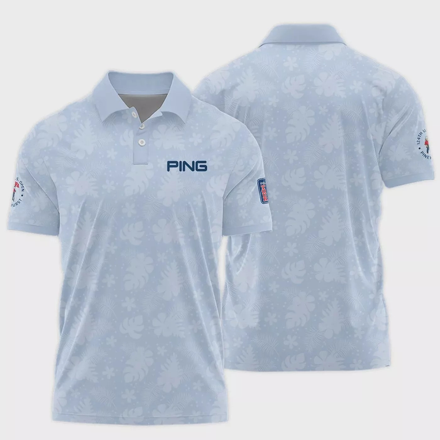 124Th U.S. Open Pinehurst Ping Golf Polo Shirt Golf Related Gifts For Men