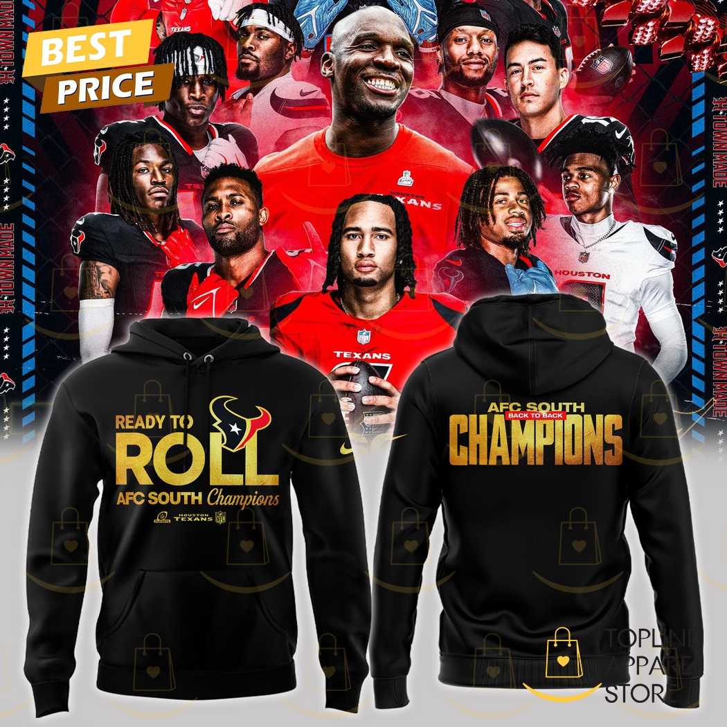2024-2025 AFC South Division Champions Houston Texans Hoodie