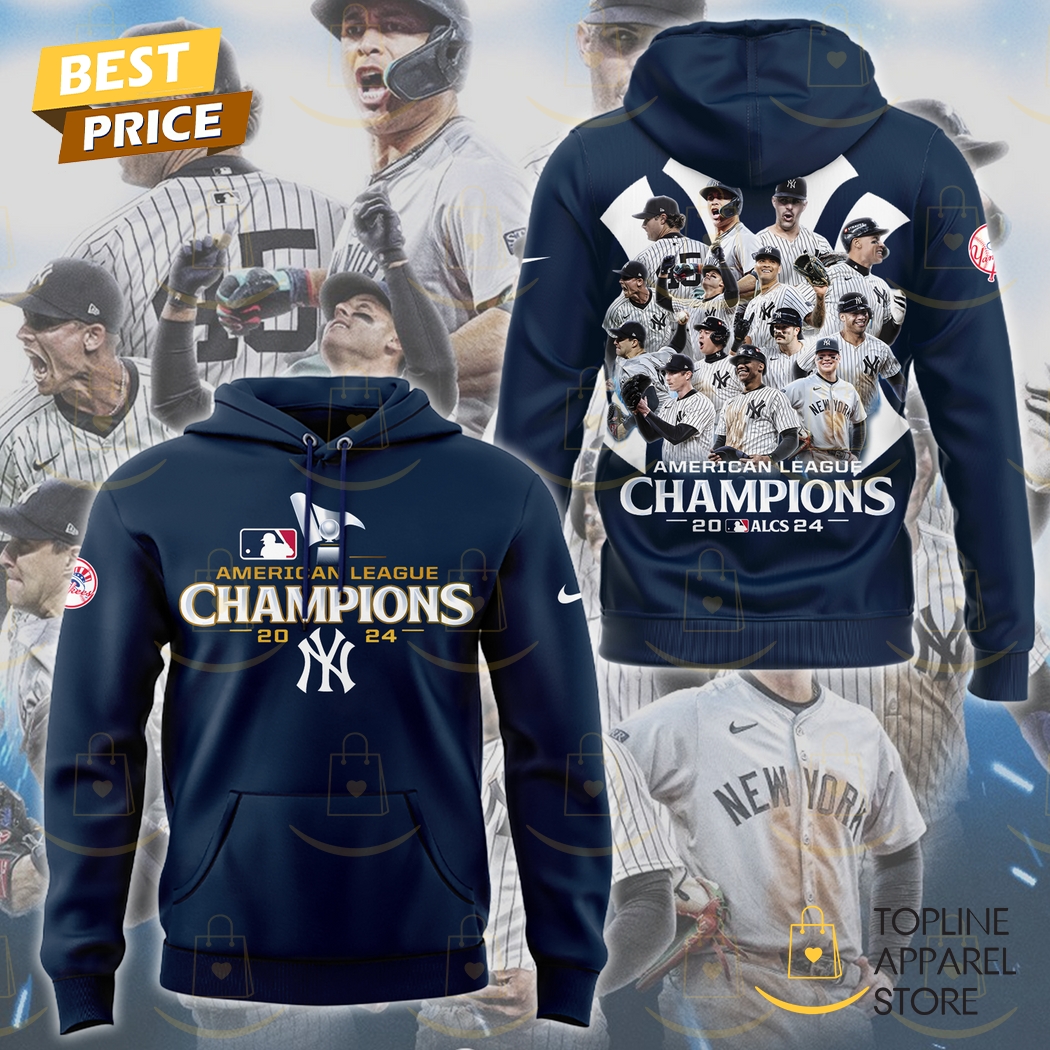 2024-2025 ALCS - American League Champions New York Yankees Hoodie 2024-2025
