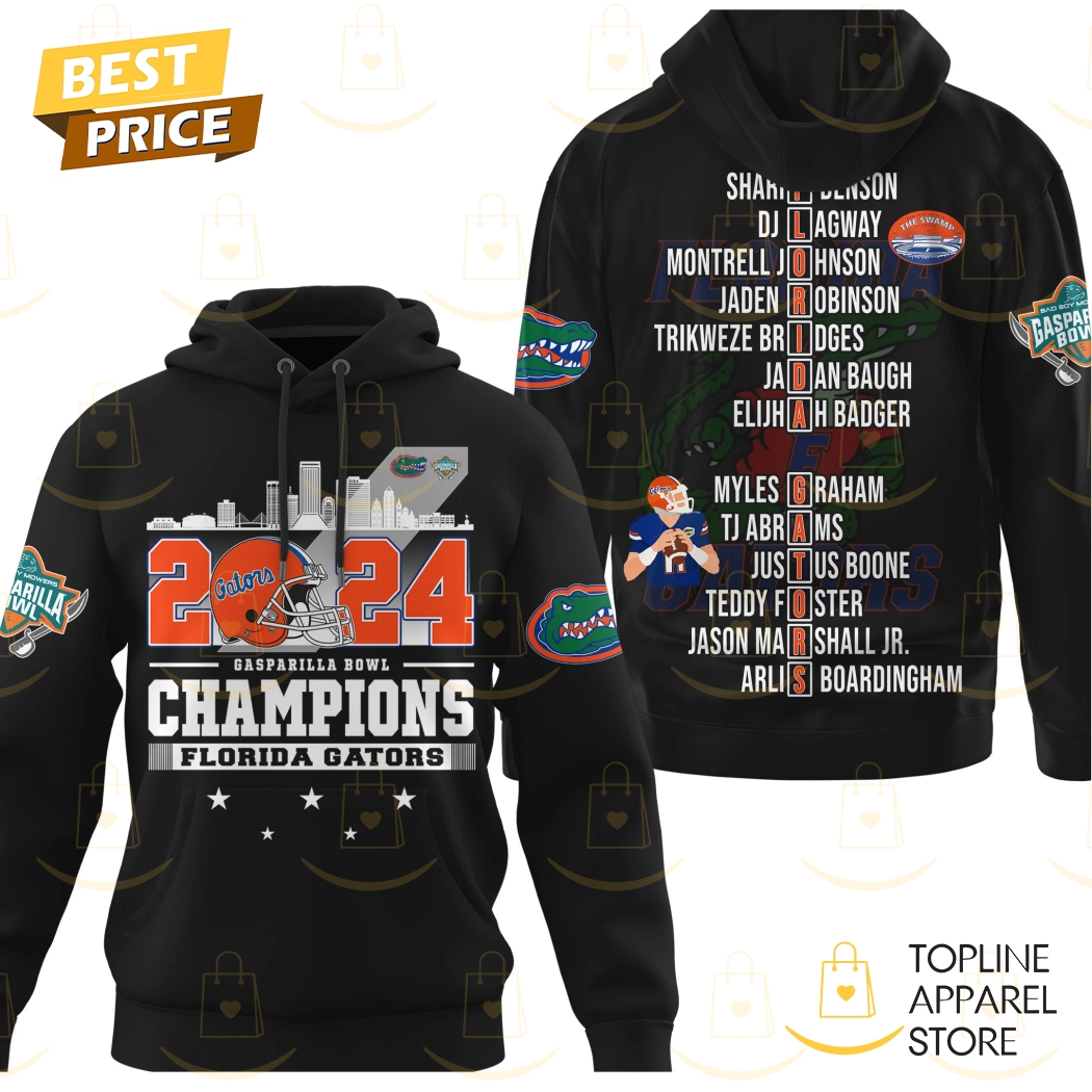 2024-2025 Gasparilla Bowl Champions Florida Gators Hoodie