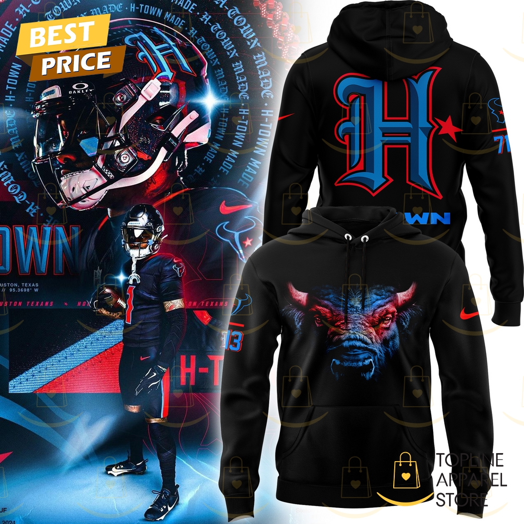 2024-2025 Houston Texans HTown Black Hoodie