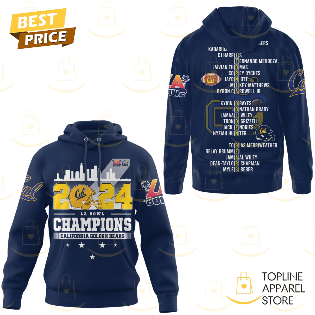 2024-2025 LA Bowl Champions California Golden Bears Hoodie