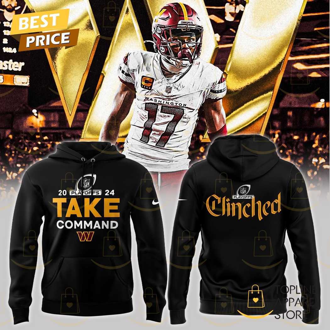 2024-2025 Playoffs Take Command Washington Commanders Hoodie