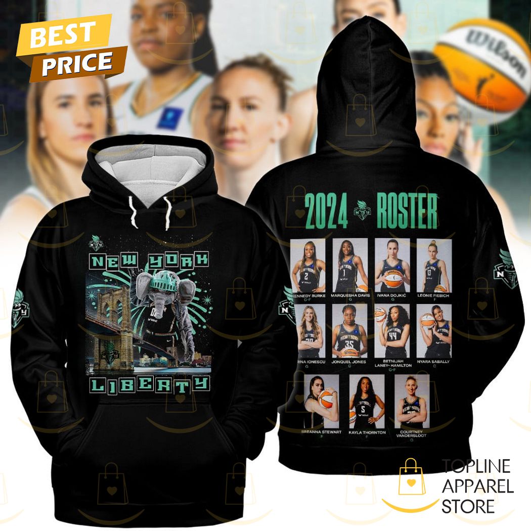 2024-2025 Rostter New York Liberty Design Hoodie
