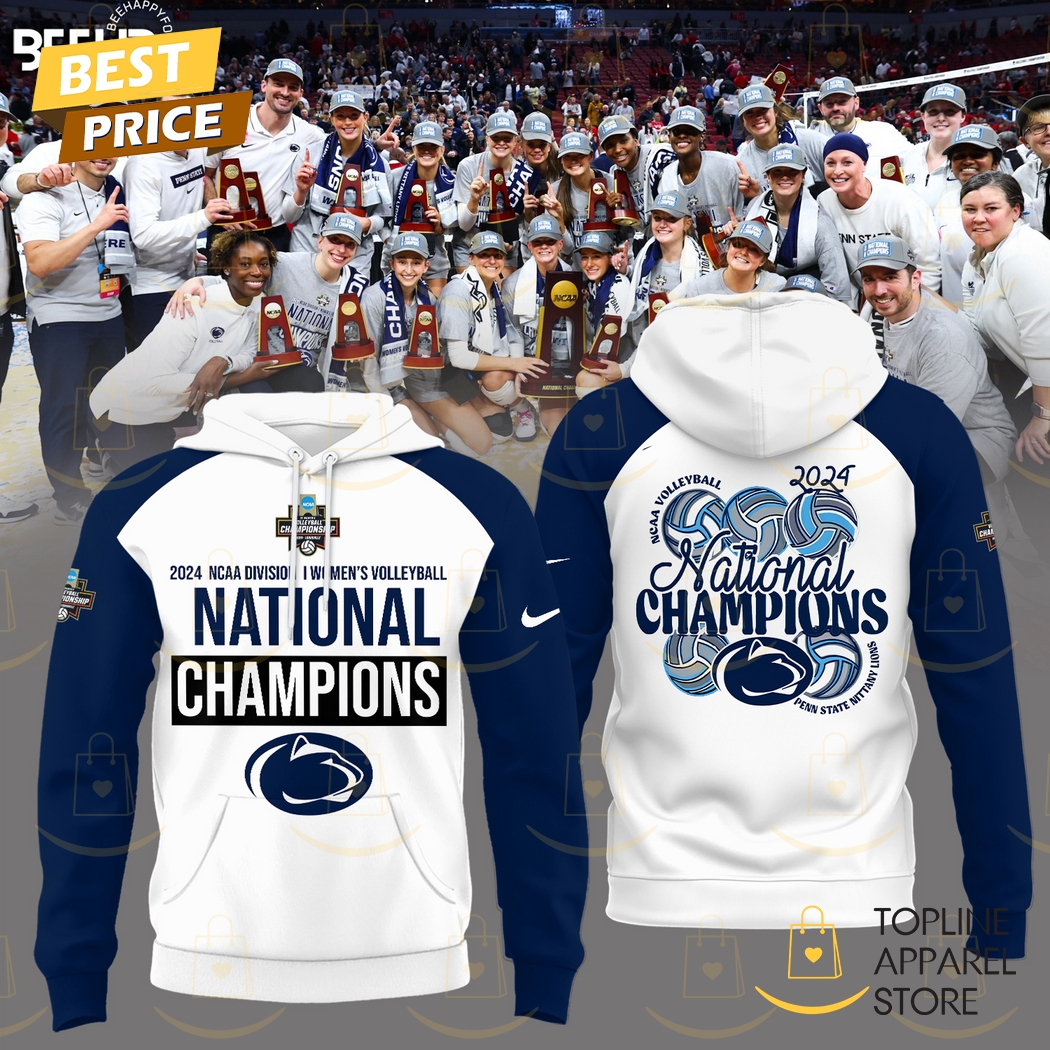 2024-2025 Women Volleyball National Champions Penn State Nittany Lions Hoodie
