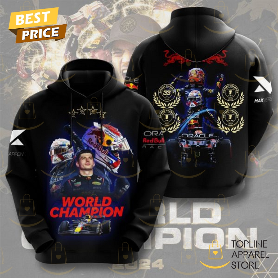2024-2025 World Champion Max Verstappen Design Hoodie Premium Merchandise