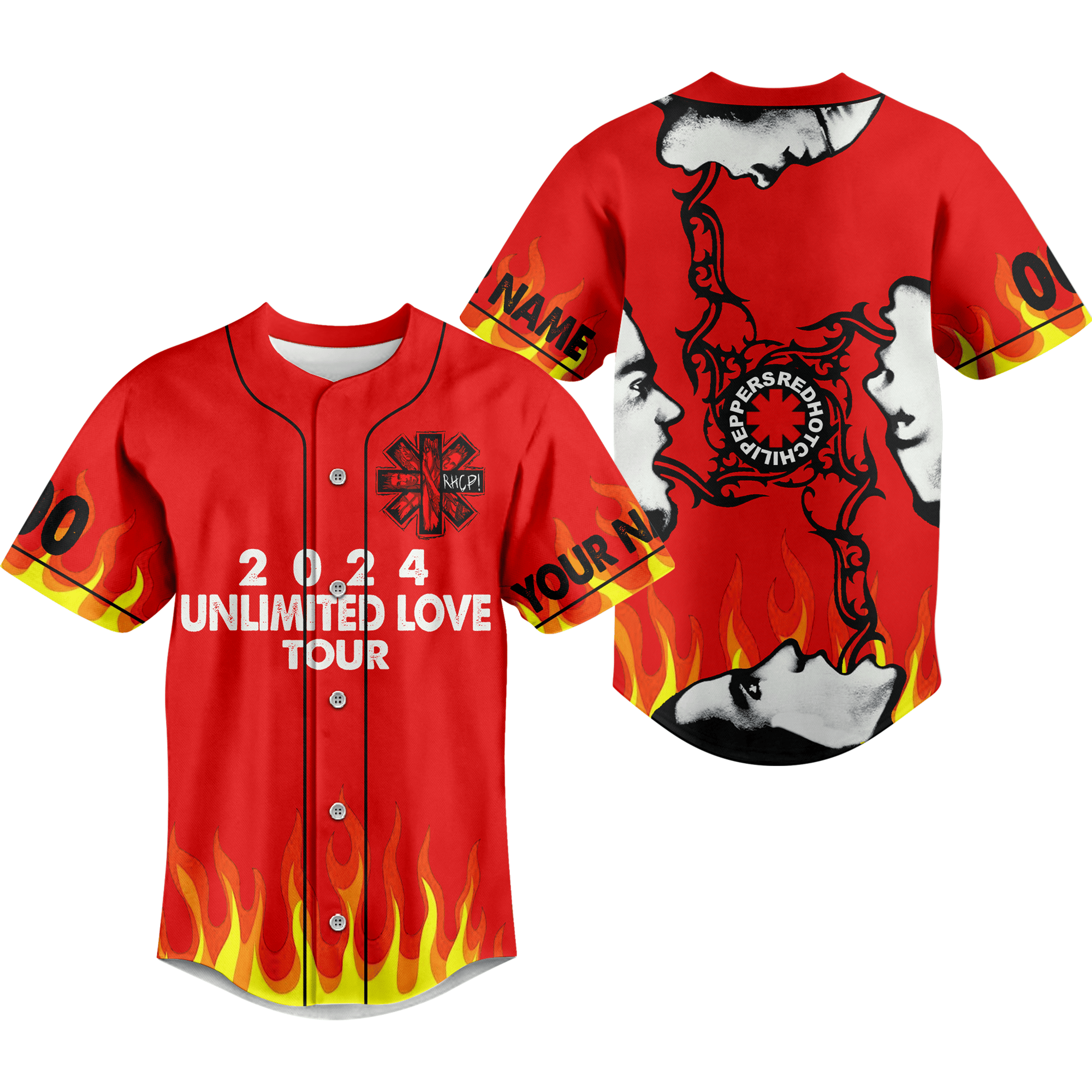 2024 Unlimited Love Tour Baseball Jersey For Fans