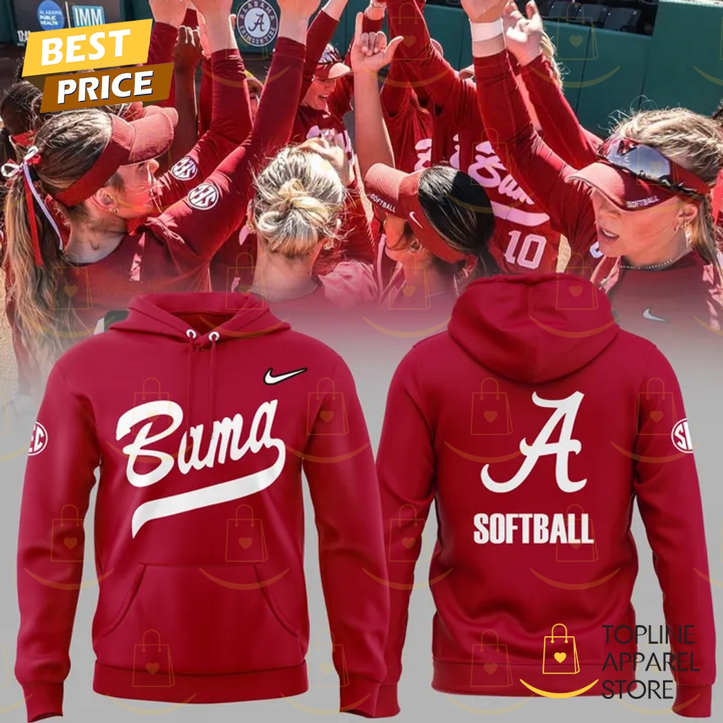 2025 Alabama Crimson Tide Softball Hoodie - Red Premium Merchandise