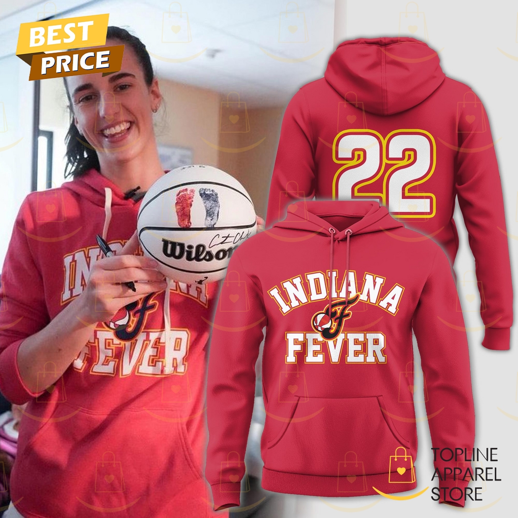 2025 Caitlin Clark Indiana Fever Hoodie - Red