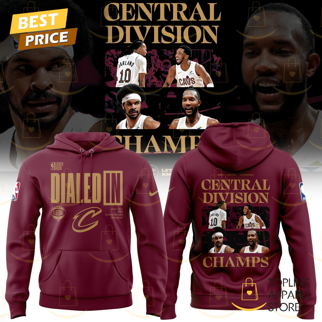 2025 Cleveland Cavaliers Are Central Division Champs Hoodie