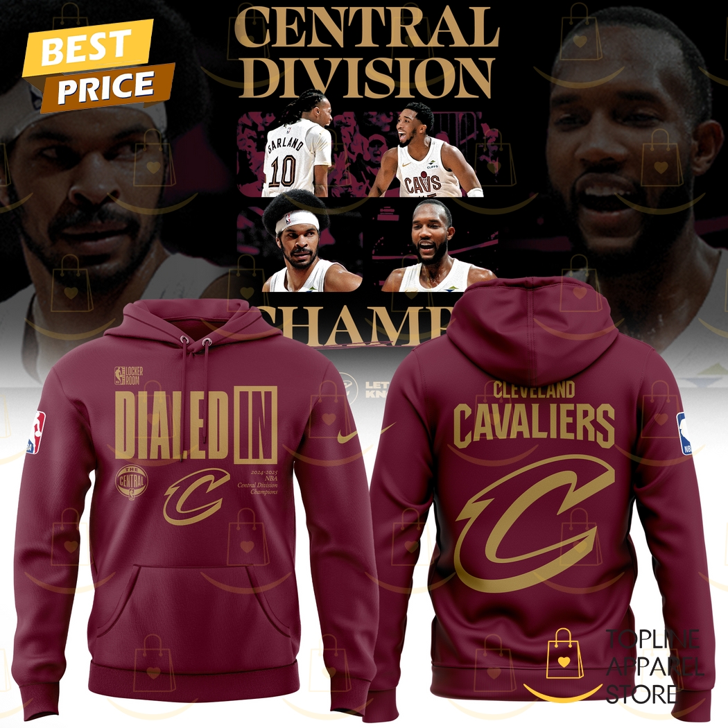 2025 Cleveland Cavaliers Central Division Champs Hoodie