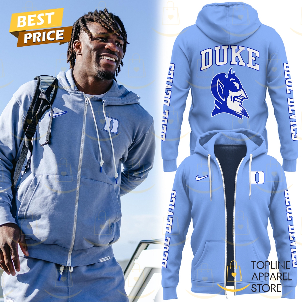 2025 Duke Blue Devils Zip Hoodie - Blue