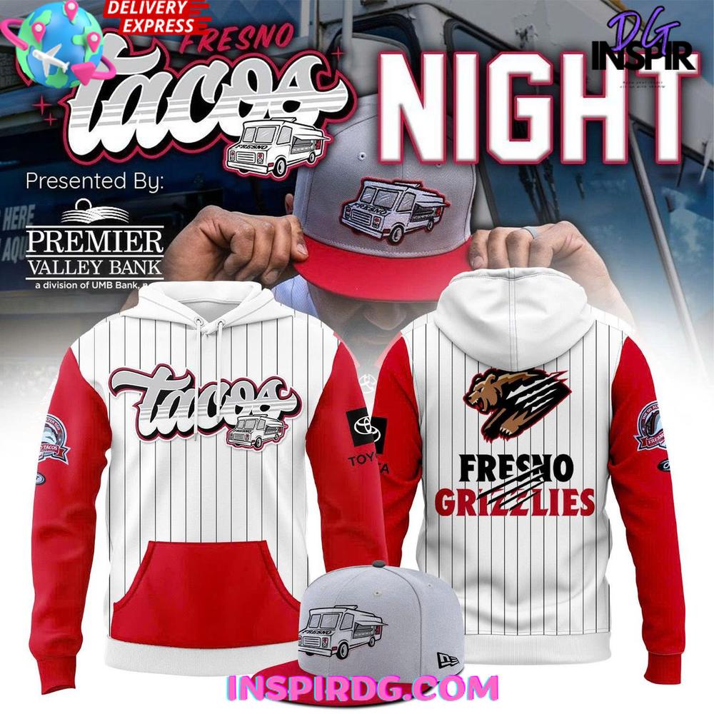 2025 Fresno Tacos Night Special Edition Hoodie Premium Merchandises