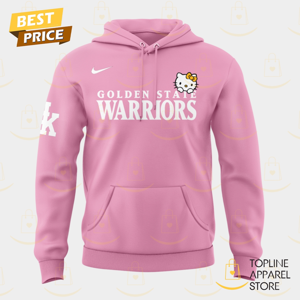 2025 Golden State Warriors Basketball x Hello Kitty Night Hoodie Premium Merchandise