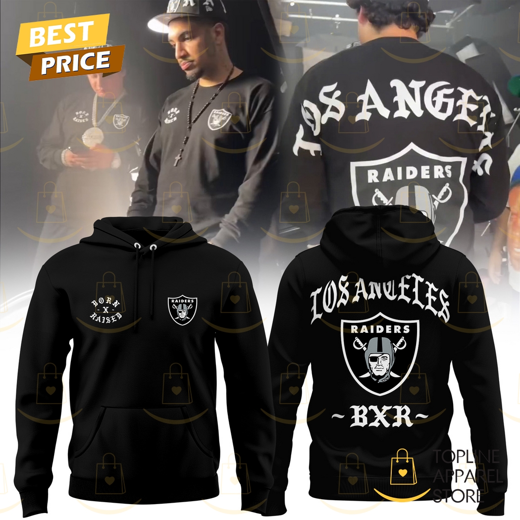 2025 Las Vegas Raiders Logo Design Hoodie - Black