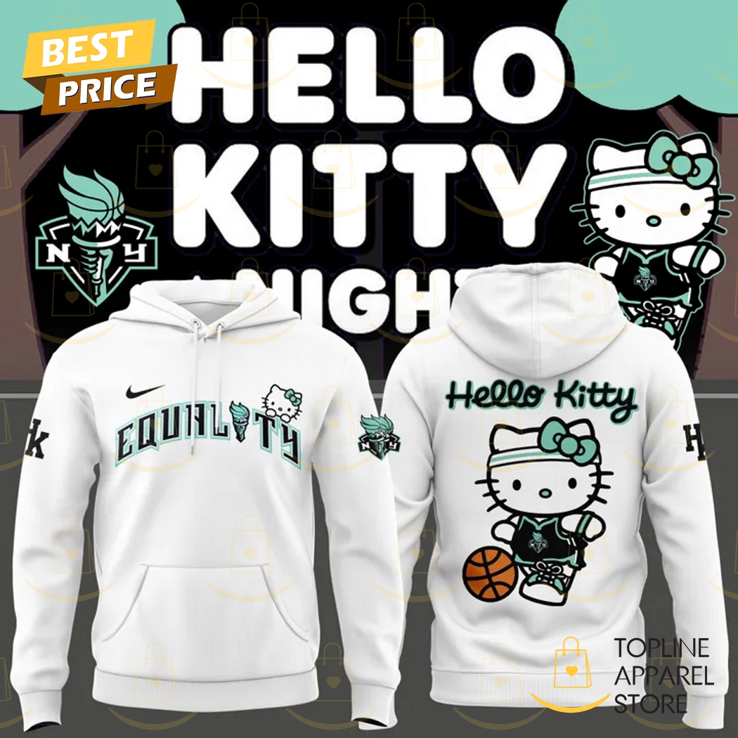 2025 New York Liberty x Hello Kitty Hoodie - White