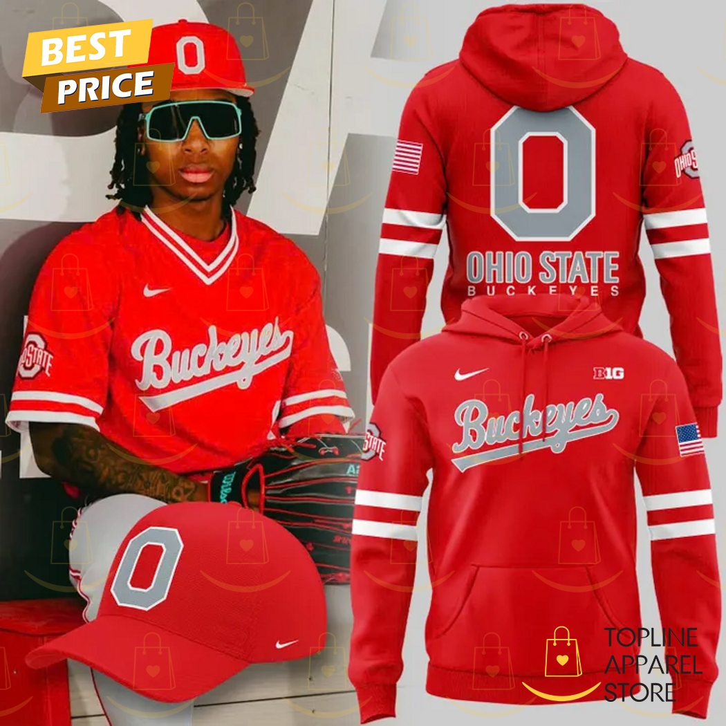 2025 Ohio State Buckeyes Uniform Hoodie - Red