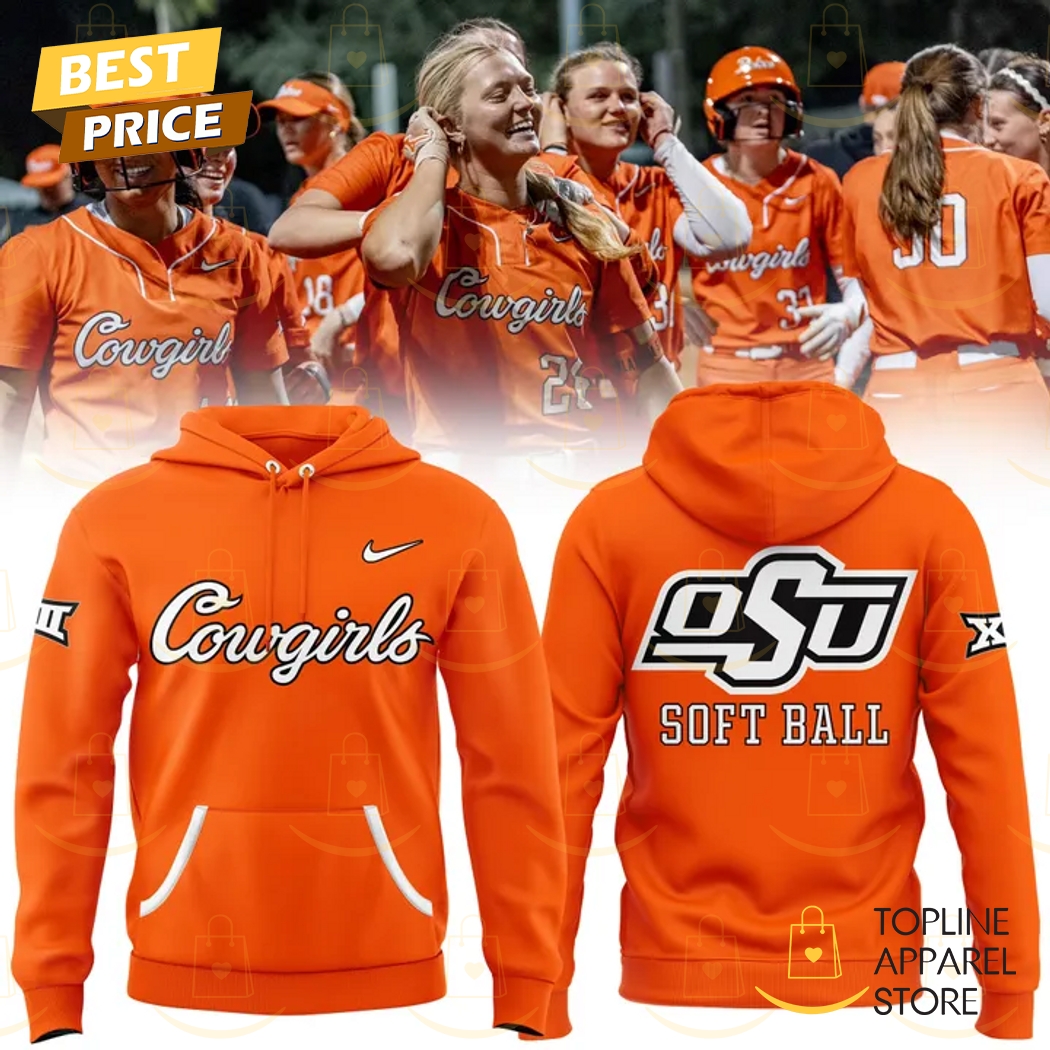 2025 Oklahoma State Cowgirls Softball Hoodie - Orange