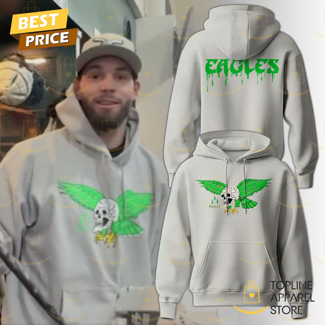 2025 Philadelphia Eagles Philly Skull Hoodie