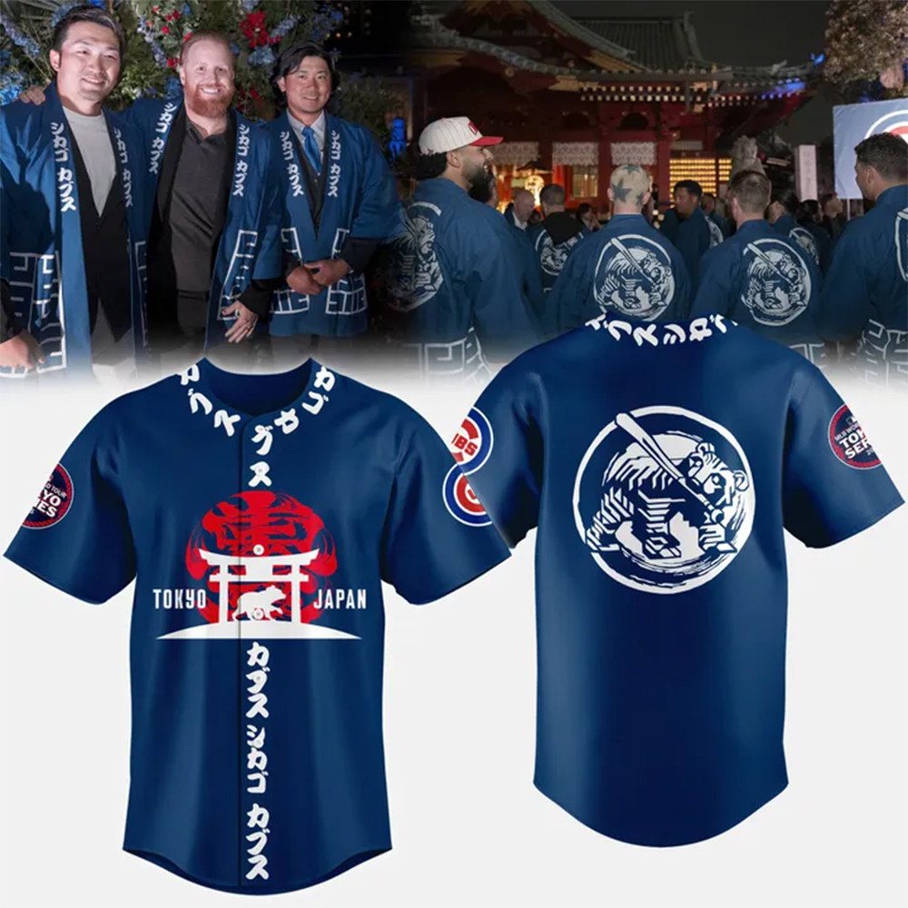 2025 Tokyo Series Chicago Cubs Jersey Best Gifts For Baseball Fans