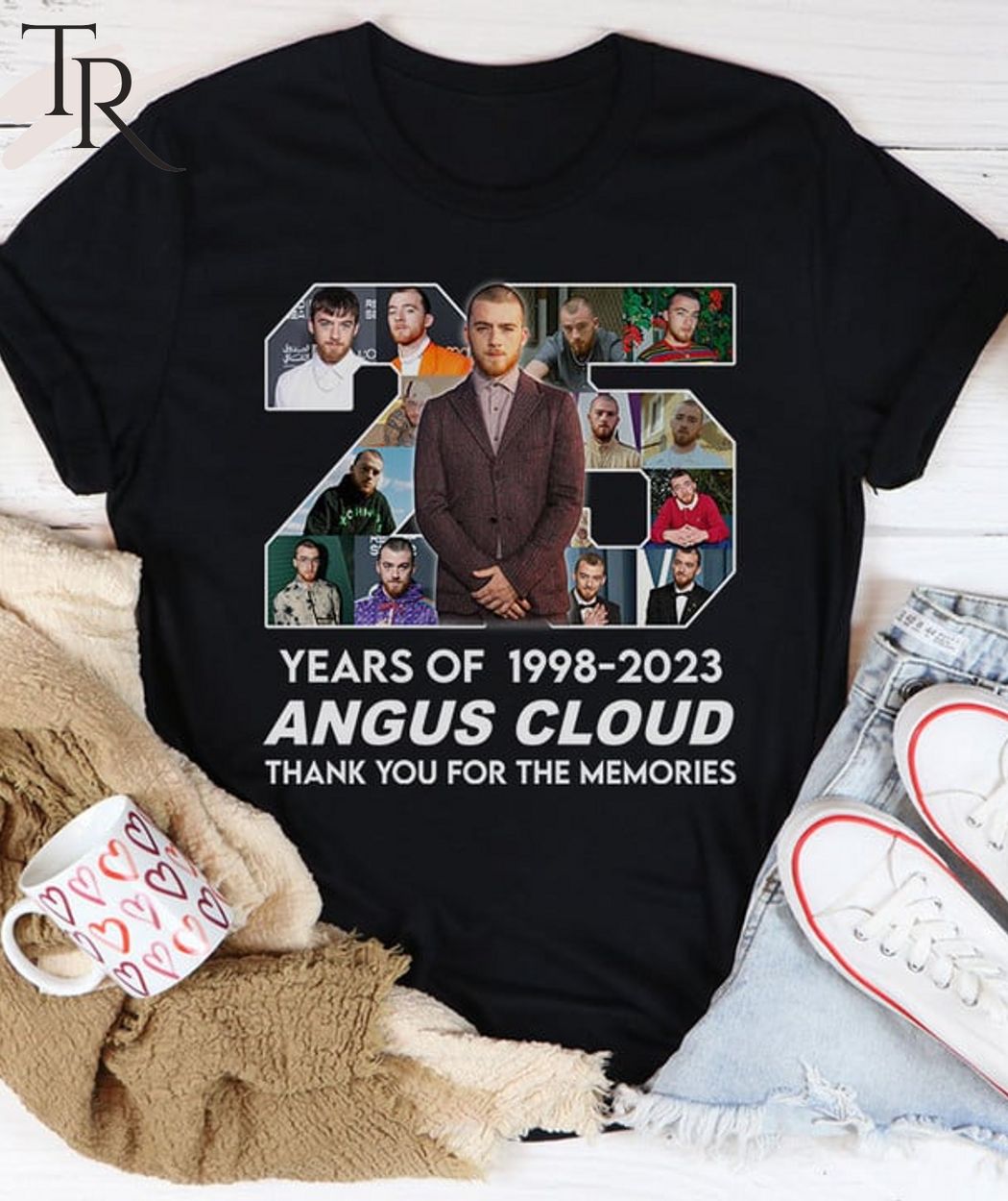 25 Years Of 1998 - 2023 Angus Cloud Thank You For The Memories T-Shirt