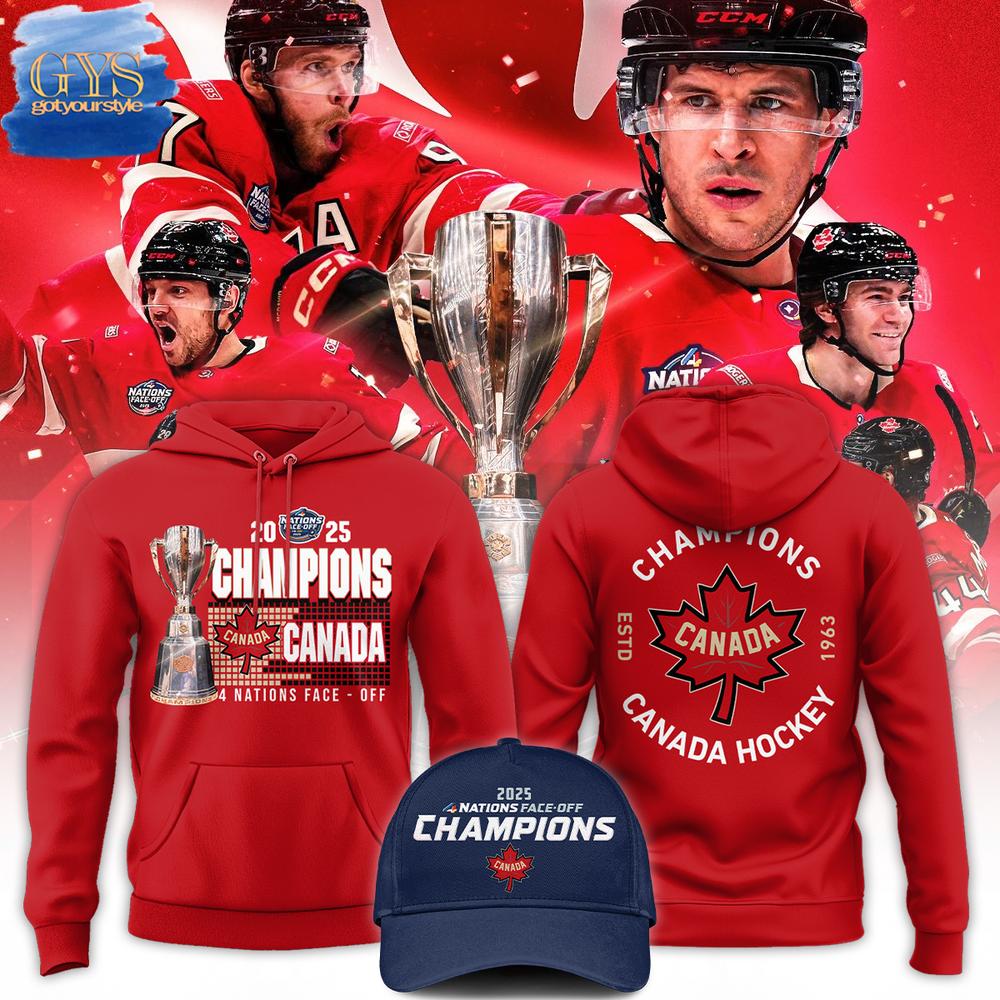 4 Nations Face Off Canada Hockey Team Hoodie
