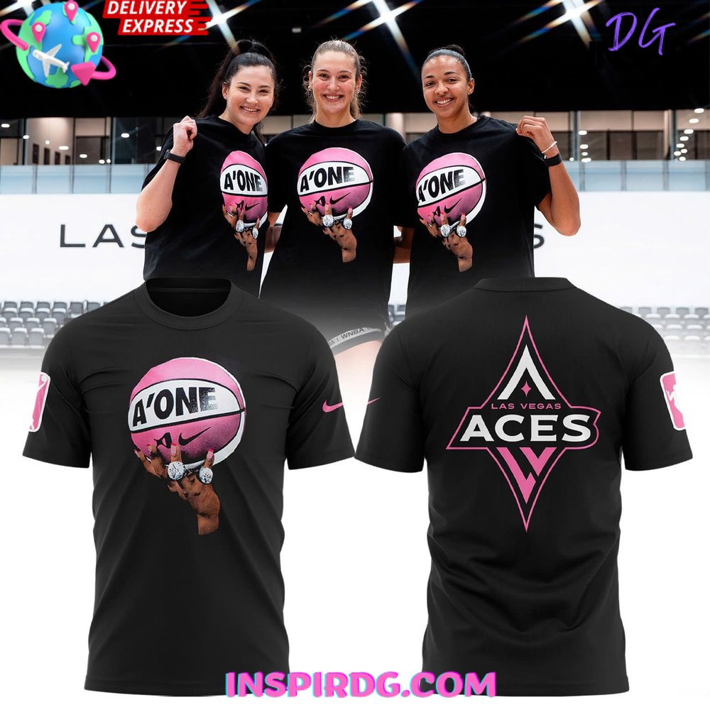 Aâ€™ONE Las Vegas Aces Championship Special T-Shirt Premium Merchandise