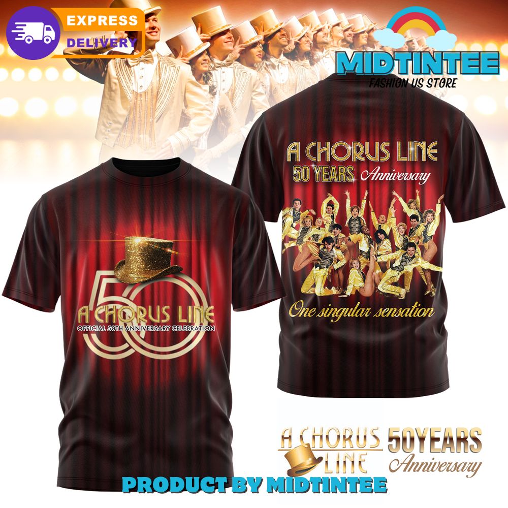 A Chorus Line Official 50th Anniversary Celebration Premium 2025 Shirt