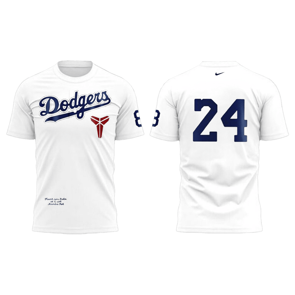 A Kobe Bryant Mamba x LA Dodgers T-Shirt Father’s Day Gifts