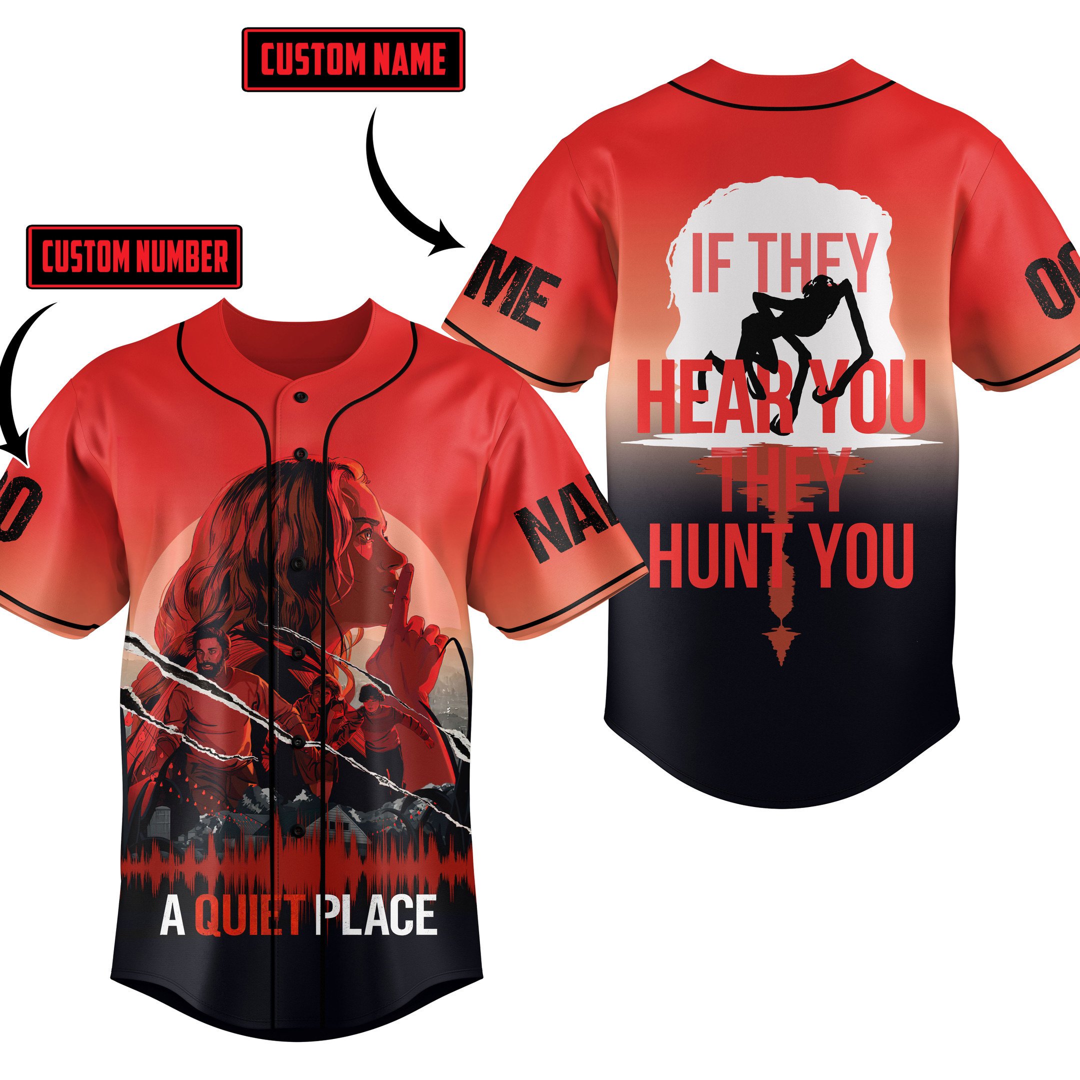 A Quiet Place Baseball Jersey For Fans