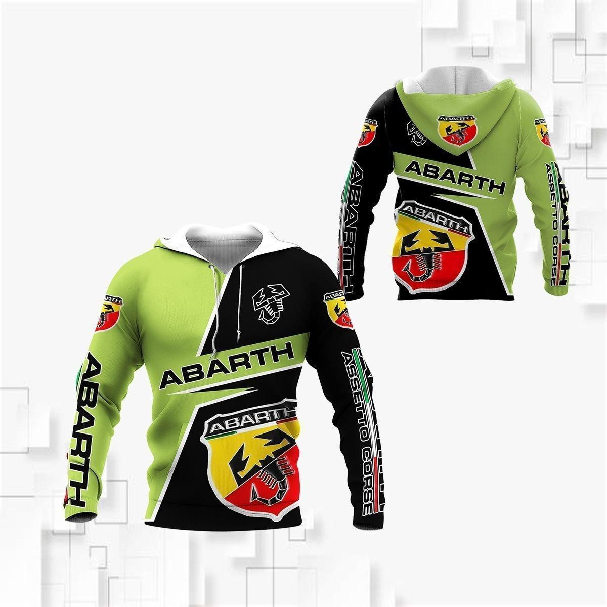 Abarth Shirt Fan Gift 14 Version Unisex 3d Hoodie Zip Hoodie