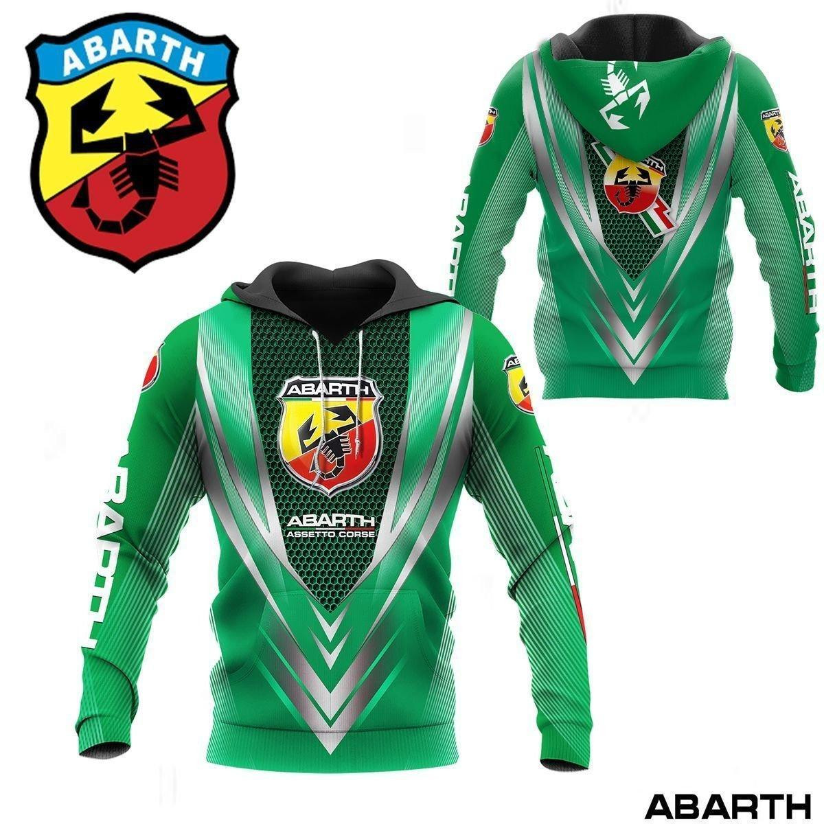 Abarth Shirt Fan Gift 15 Version Unisex 3d Hoodie Zip Hoodie
