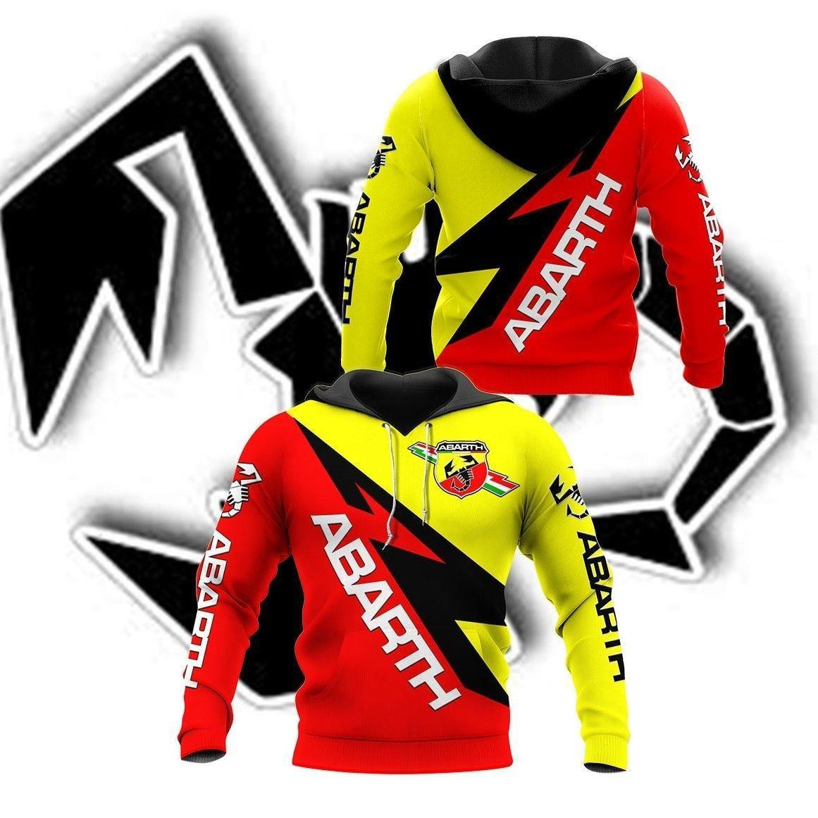 Abarth Shirt Fan Gift 16 Version Unisex 3d Hoodie Zip Hoodie