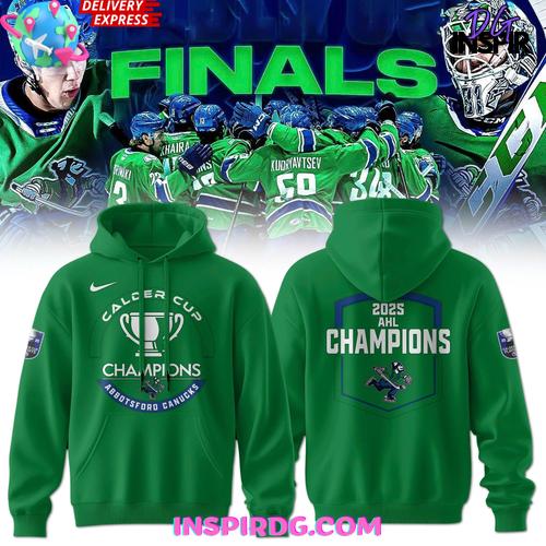 Abbotsford Canucks Calder Cup Champions 2025 Special Hoodie Premium Merchandises