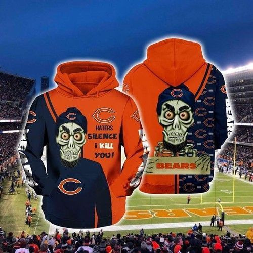 Achmed The Dead Terrorist Chicago Bears Haters Silence I Kill You Hoodie