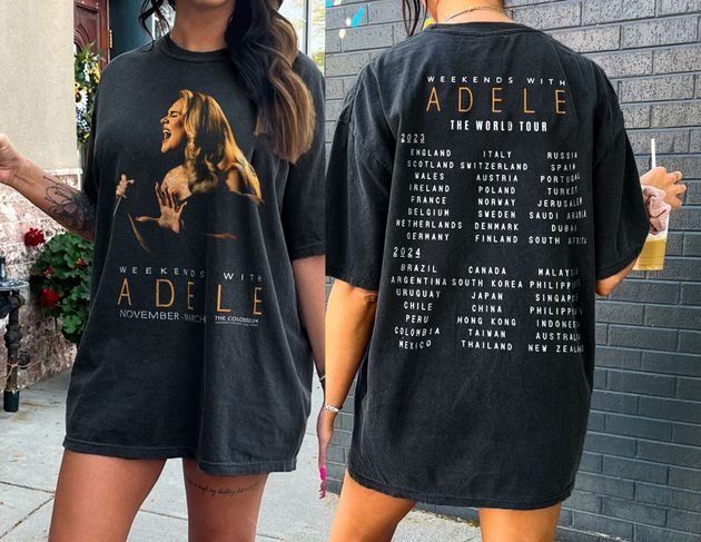 Adele Shirt, The World Tour 2024 2025-2024 Shirts Premium Merchandise