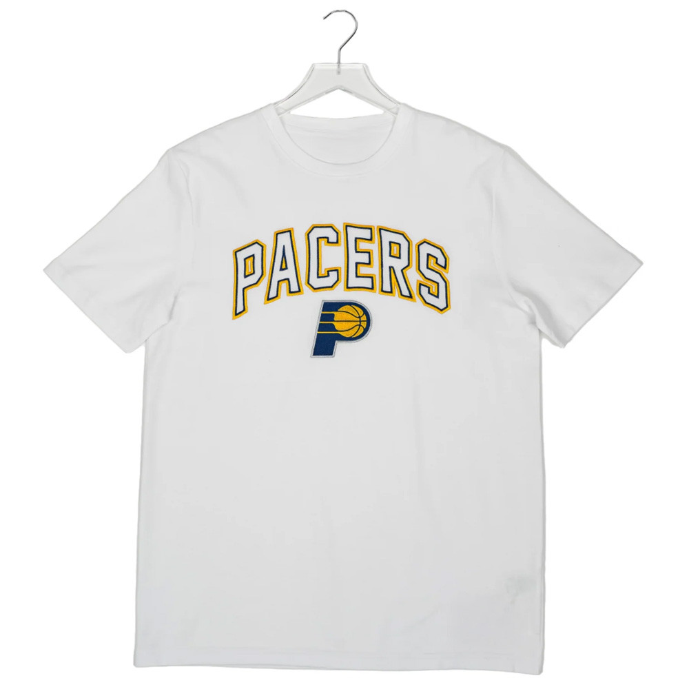 Adult Indiana Pacers Embroidered Wordmark T-shirt Gift For Basketball Lover