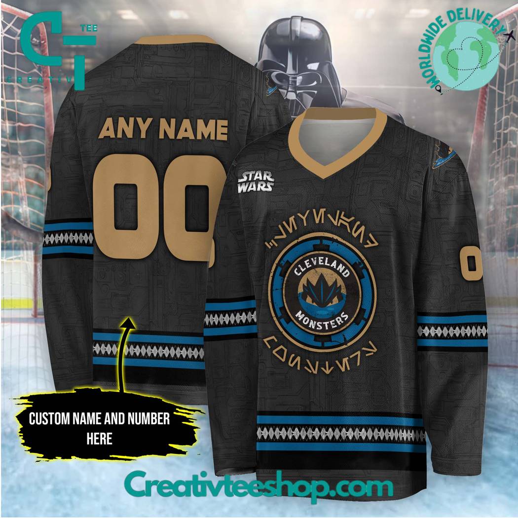 AHL Cleveland Monsters x Star Wars 2024 Hockey Jersey