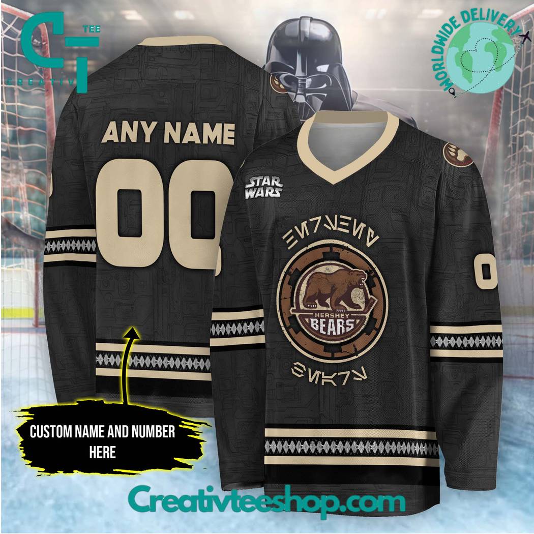 AHL Hershey Bears x Star Wars 2024 Hockey Jersey