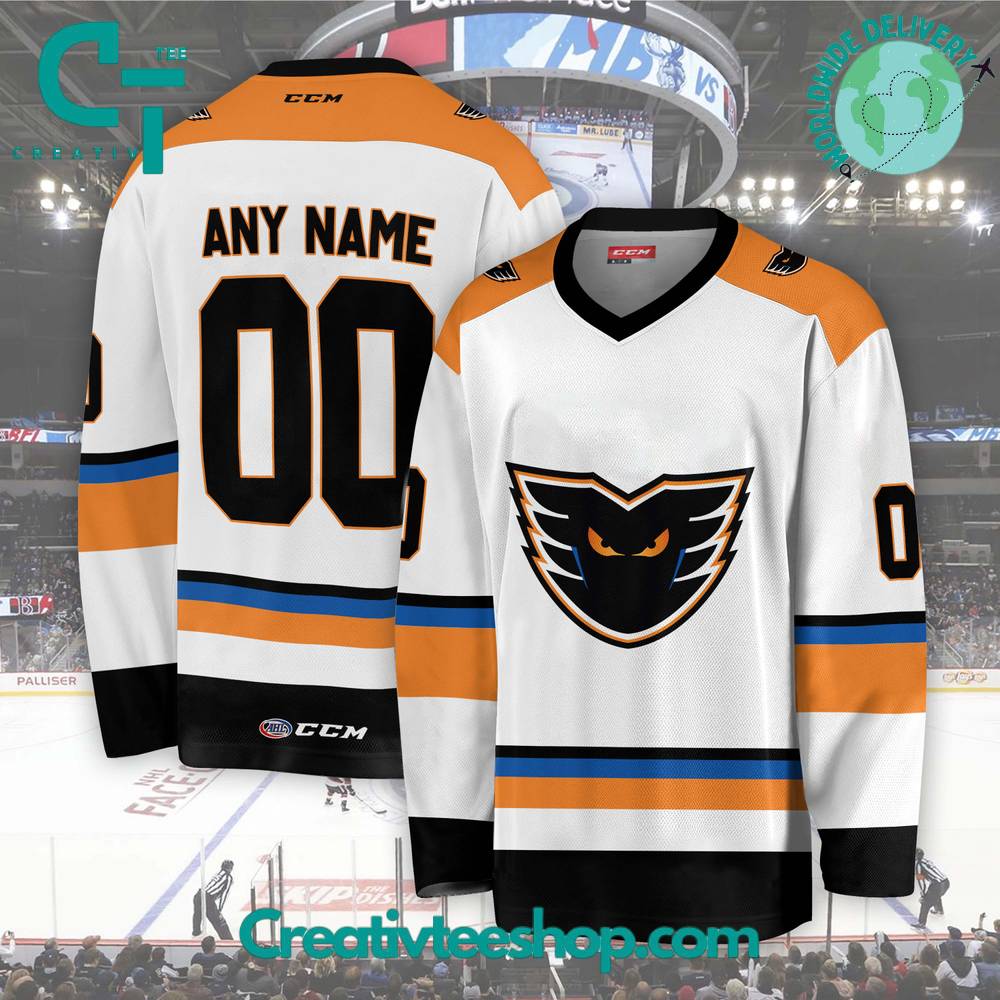 AHL Lehigh Valley Phantoms 2024 White Hockey Jersey
