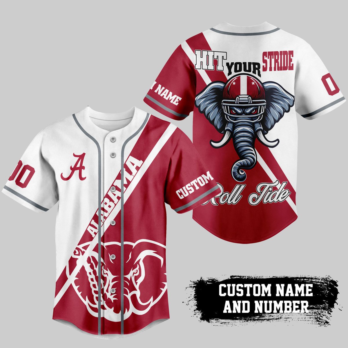 Alabama Crimson Tide Baseball Jersey For Fans