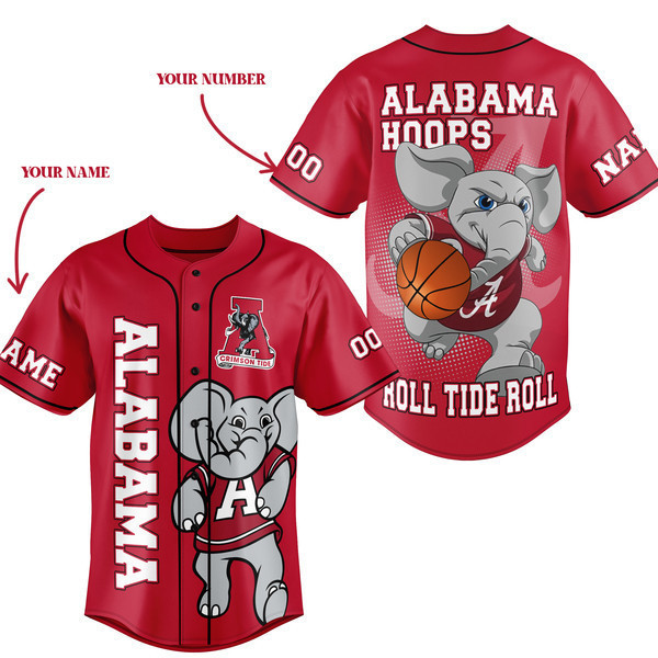 Alabama Crimson Tide Baseball Jersey For Fans