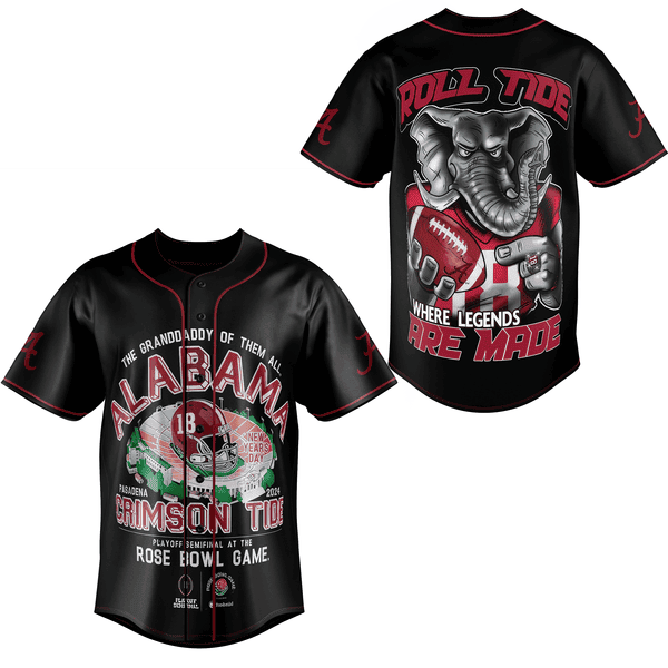 Alabama Crimson Tide Baseball Jersey For Fans