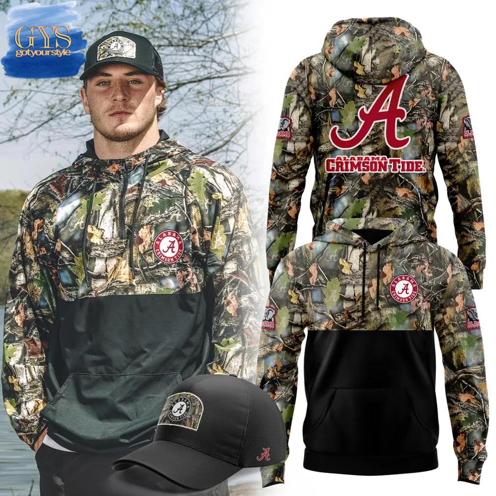 Alabama Crimson Tide Camouflage Limited Edition Hoodie Premium Merchandise