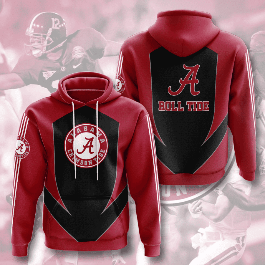 Alabama Crimson Tide Hoodie  Zip Hoodie Version 2927